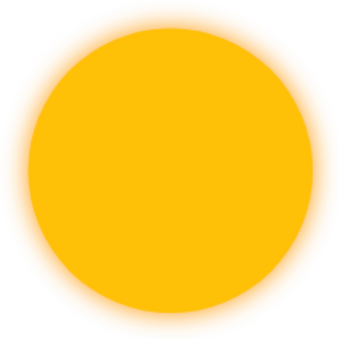 Yellow Round Sun